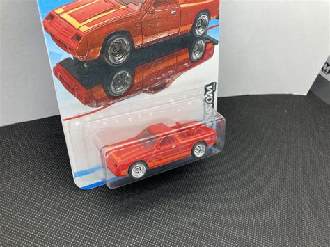 2021 Hot Wheels 82 Dodge Rampage Red Red 164 Custom Rampage