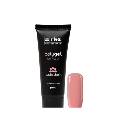 Polygel Risa Pasta Acrilica Unha Acrygel Molde F NUDE DARK ML Shopee Brasil