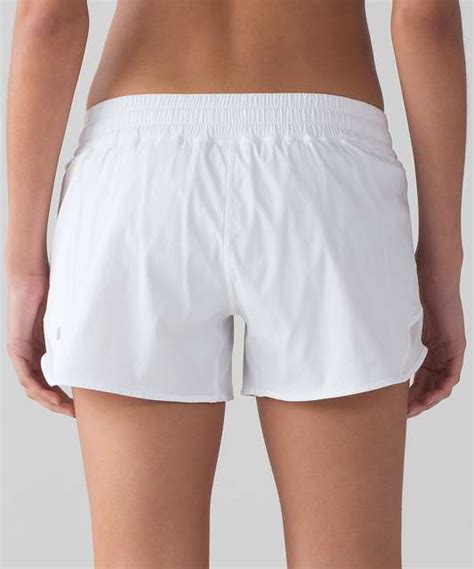 Lululemon Hotty Hot Short Long White Lulu Fanatics