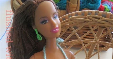 Flushed With Rosy Colour Doll S Green Bikini