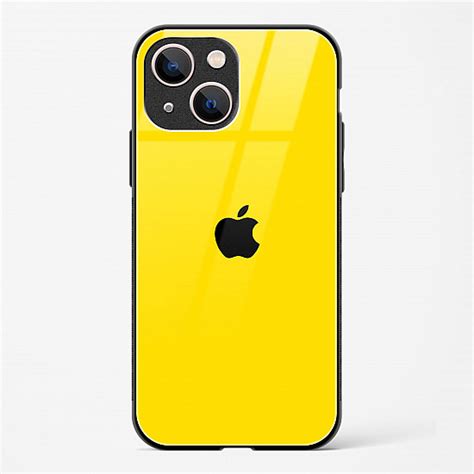 Buy Yellow Glass Case for iPhone 13