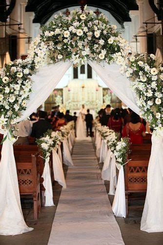 45 Breathtaking Church Wedding Decorations | Wedding Forward