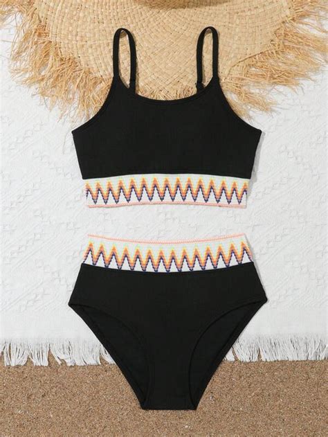 Chicas Ba Ador Bikini De Cheur N Cinta Moda De Mujer Shein M Xico