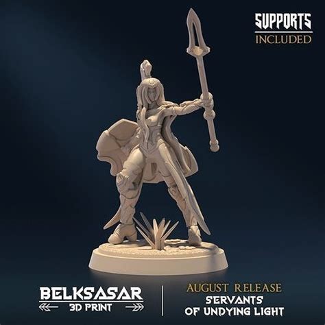 Undying Light Spearblade C Nude D Model D Printable Cgtrader