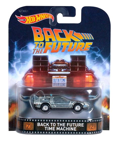 Hot Wheels Back To The Future Time Machine Amazon Exclusive Town Green