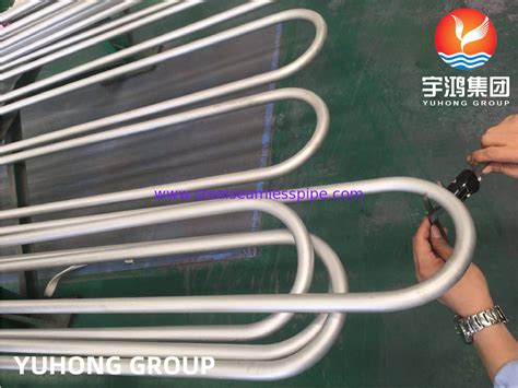 ASTM B444 GR 2 Alloy Steel Seamless U Bend Tube For Heat Exchanger