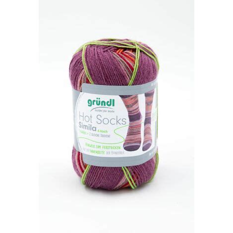 Gr Ndl Sockenwolle Hot Socks Simila G K Rbis Rotlila Altrosa Rot Taupe Sockenwolle