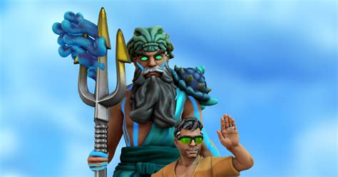 Heroforge Poseidon Kokonokoのイラスト Pixiv