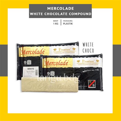 PREMIUM WHITE MERCOLADE COKLAT BATANG COKLAT WARNA RASA COKLAT BLOK