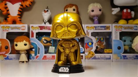 4K Funko Pop 157 Darth Vader Walmart Exclusive Metallic Gold Version