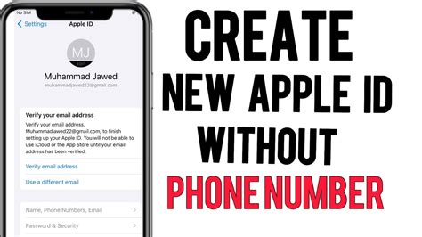 How To Create New Apple Id On Iphone Ios 17 Create New Apple Id Create Apple Id Without