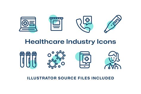54 Healthcare Industry Icons Behance