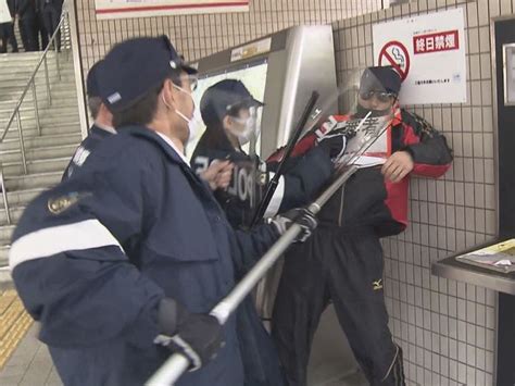 無差別刺傷事件を想定近鉄の駅で警察・消防と連携した対応訓練 客の誘導やケガ人処置の手順等確認 Locipo（ロキポ） 無料テレビ動画