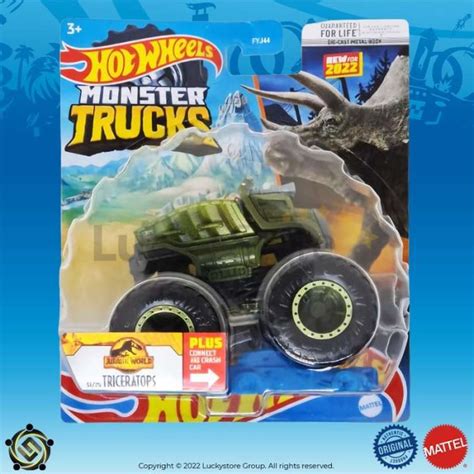 Jual Hot Wheels Monster Trucks Jurassic World Triceratops Di Seller Luckystore Group