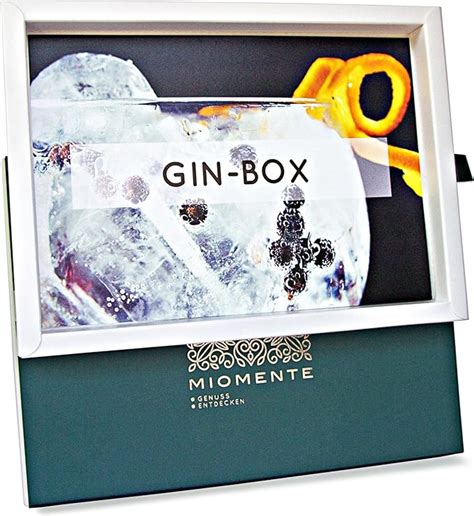 Miomente Gin Box Das Gin Geschenk Für Gin Fans Gin Tasting Gutschein