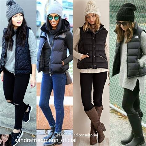 Coletes Femininos Para O Inverno - Coletes | Ropa para viaje invierno, Ropa de campamento, Ropa de ...