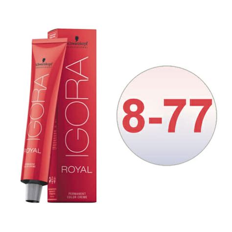 Schwarzkopf Igora Royal 8-77 Light Blonde Copper Extra - Direct Salon ...