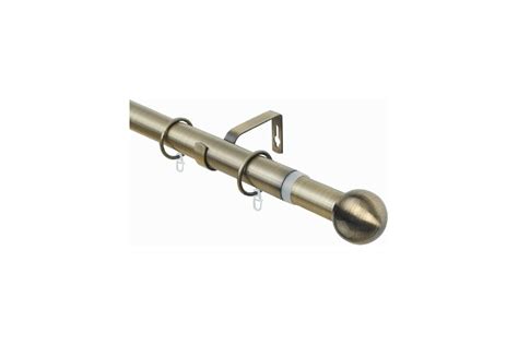 Телескопический металлический однорядный карниз для штор Arttex 300 см ...
