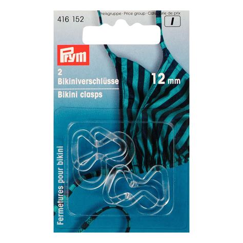 Prym Fermeture Bikini Ou Rallonge Soutien Gorge Plastique Transparent Mm Kits Ritohobby Fr