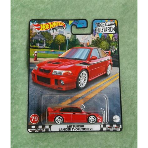 Jual Hot Wheels Mitsubishi Lancer Evolution Vi Boulevard Shopee Indonesia