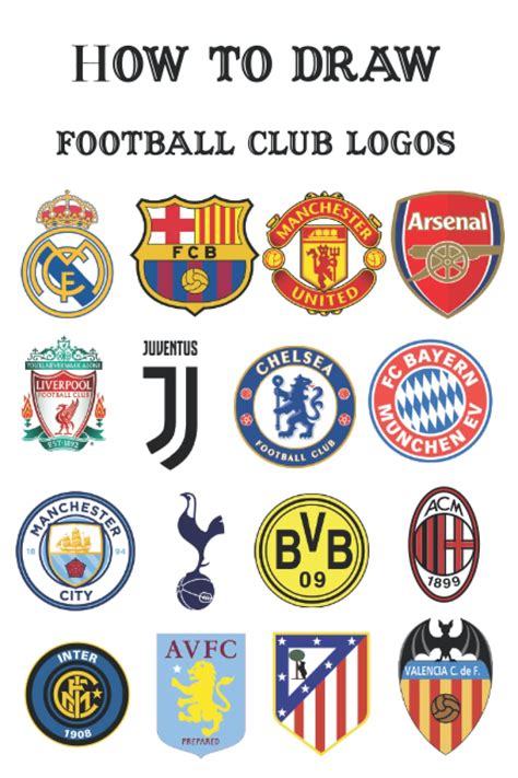 Buy How To Draw Football Club Logos A Step By Step Guide To Learn To