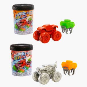 Hot Wheels Monster Trucks Color Reveal Li S Rpriz Paket Hjh