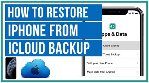 How To Restore Iphone From An Icloud Backup Full Tutorial Youtube