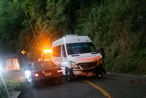 Urvan De L Neas Unidas Protagoniza Accidente Diario Marca