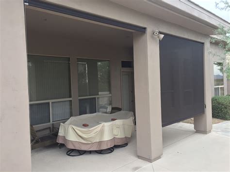 Patio Roll-Up Shades - Arizona Sun Screen
