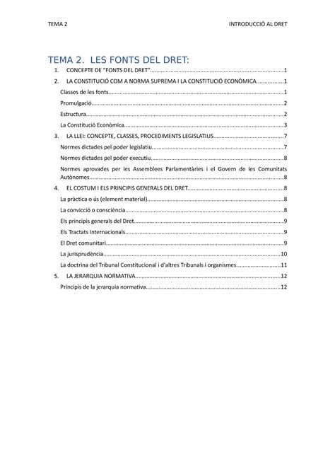 TEMA 2 LES Fonts DEL DRET Normes Aprovades Per Les Assemblees