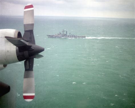 Port Beam View Of A Soviet Modified Kashin Class Guided Missile