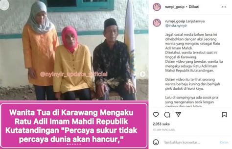 Bikin Geger Muncul Video Viral Sosok Perempuan Ngaku Ratu Adil Imam