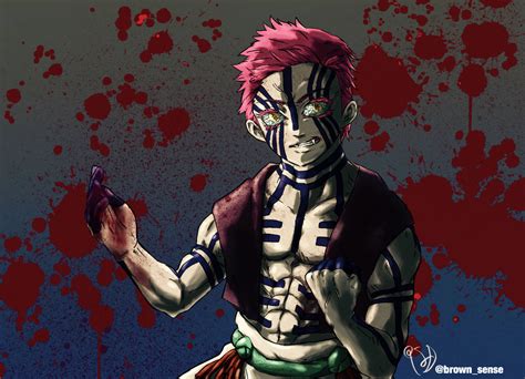 The Demon Slayers Nemesis Akaza The Upper Moon Three Ruthless Bloodlust