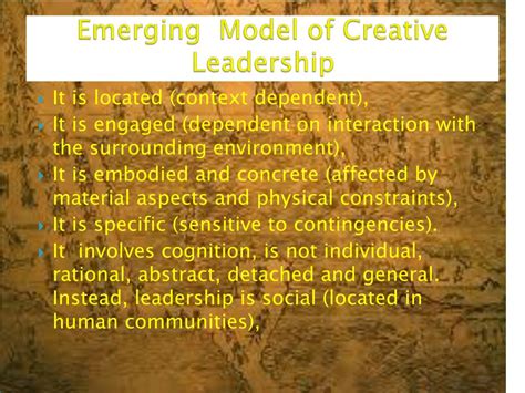 PPT - CREATIVE LEADERSHIP PowerPoint Presentation, free download - ID:2379855