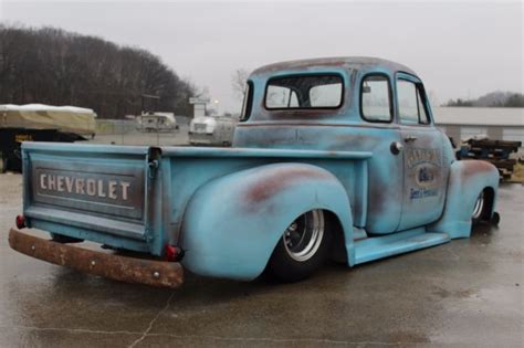 1954 Chevrolet 3100 Rat Rod Bagged Ratrod Pickup Survivor For Sale