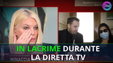 Eleonora Daniele In Lacrime In Diretta Tv Fa Fatica A Parlare Ecco