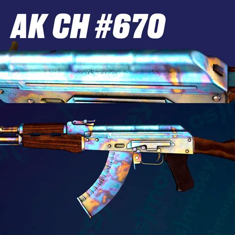 Cs Money On Twitter The Ak 47 Case Hardened 670 Pattern Is One Of The Bluest But It Still