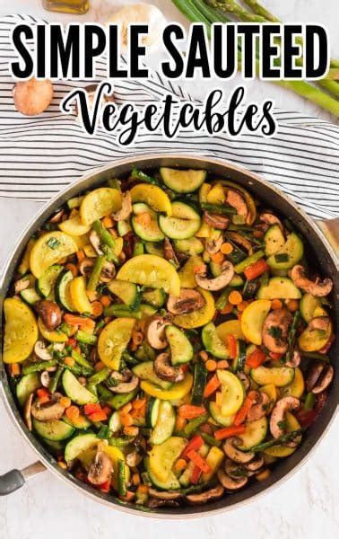 Simple Sautéed Vegetables The Best Blog Recipes