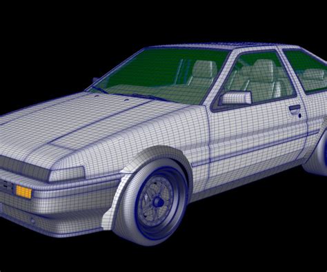 Artstation Toyota Ae86 Turboquid Resources