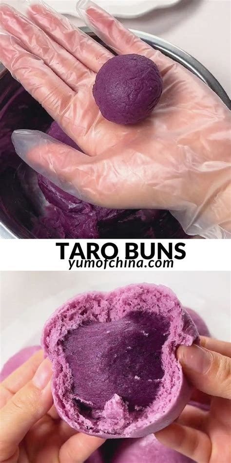 Taro Buns Soft And Sweet Treats Recipe Cookie Recipes Unique