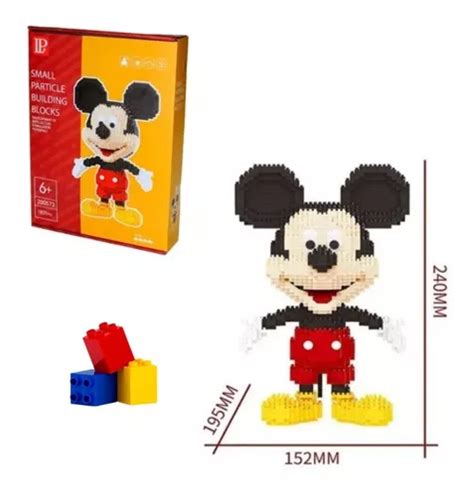 Rompecabezas 3d Mini Blocks Mickey Mouse 24 Bloques Armables Meses