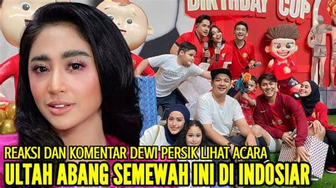 DEWI PERSIK TERKAGET2 LIHAT KEMEGAHAN ULTAH ABANG L PUTRA LESTI DAN