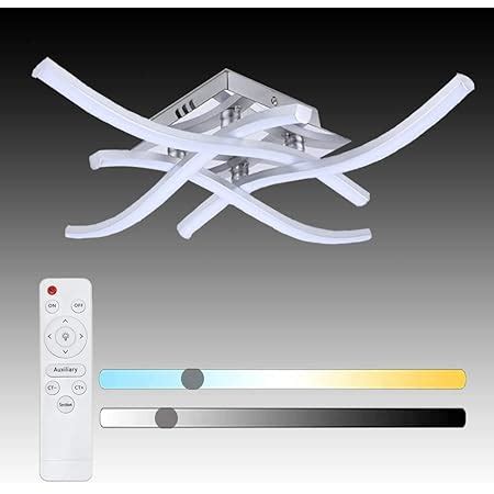 Plafonnier LED 24W Design Incurvé Moderne Plafonnier LED avec