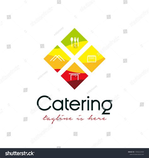 Fresh Catering Logo Design Vector Template Stock Vector (Royalty Free