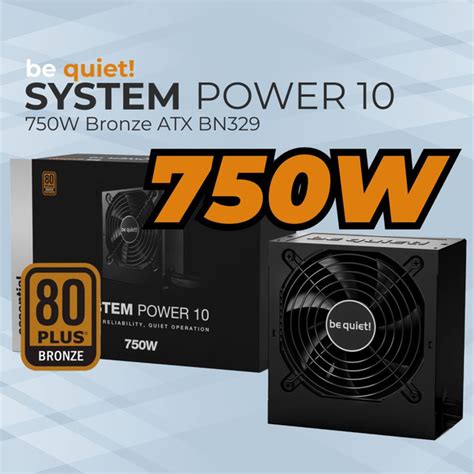 Блок питания для ПК ATX be quiet! System Power 10 750W / ATX 2.52, APFC ...