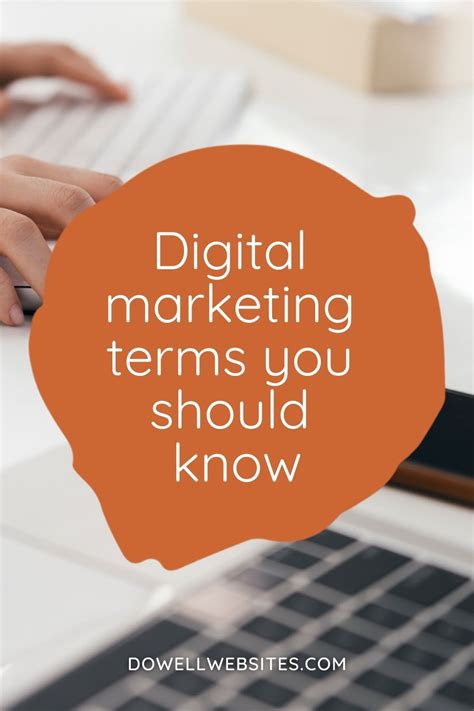 Digital Marketing Terms You Should Know Digital Marketing Marketing Wellness Design