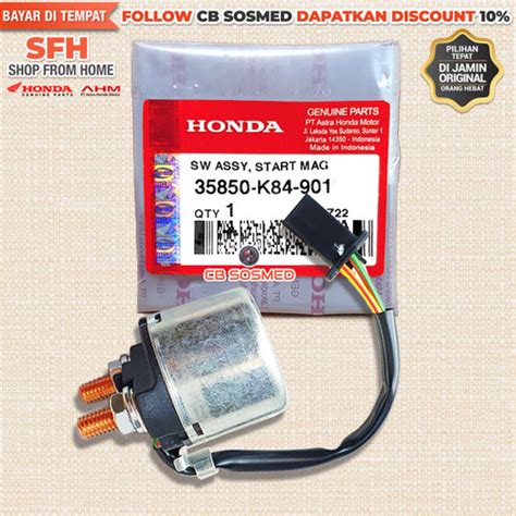 Jual Bendik Stater CRF150L K84 Relay Switch Starter CRF 150L Original