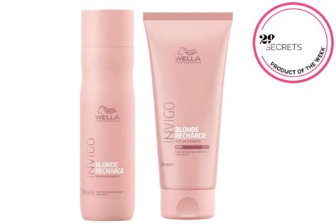 Product Of The Week Wella Invigo Blonde Recharge Cool Blonde Refreshing Shampoo Conditioner