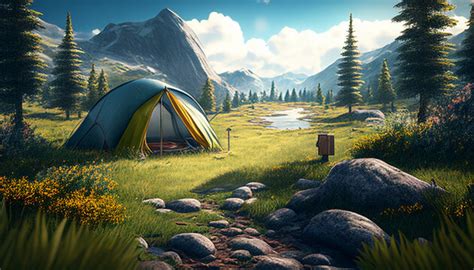 Camping Forest Wallpaper