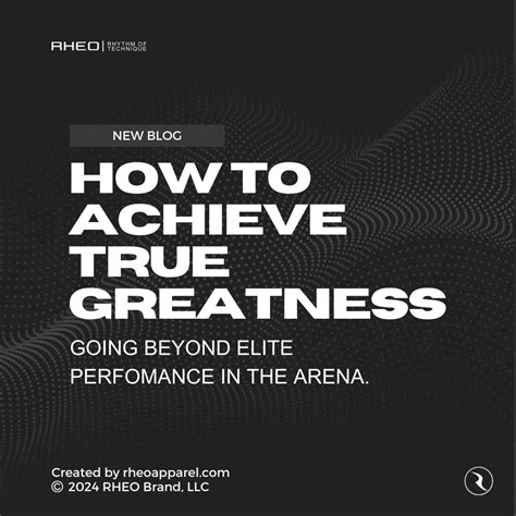 How to Achieve TRUE Greatness: Going Beyond Elite Performance in the A ...